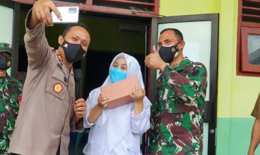 Sukses Vaksinasi Pelajar, Kapolres Bungo-Jambi: Capaian Vaksinasi Mendekati 80 Persen