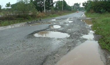 Parah, Jalan Poros Petaling Muarojambi Bisa Dibuat Kolam