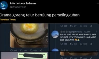 Viral! Drama Perselingkuhan Geger di Media Sosial, Akibat Goreng Telur Ceplok