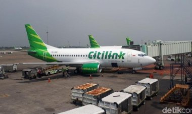 Heboh! Pesawat Citilink QG 944 Jakarta-Batam Mendarat Darurat di Palembang