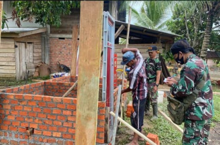 Satgas TMMD Kodim Bute Bangun Rumah Guru Honor: Menjadi Perhatian Serius