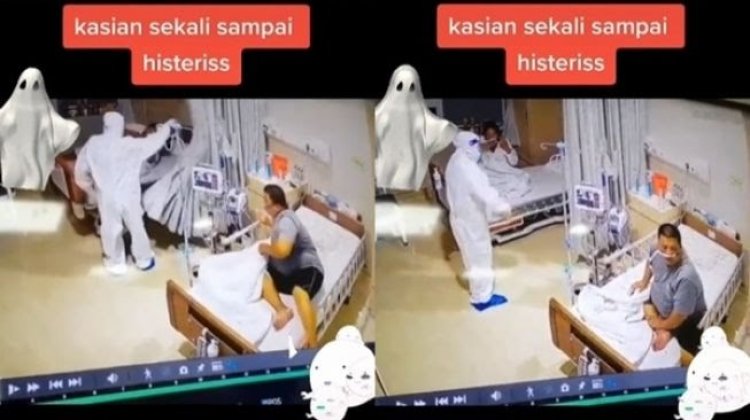 Viral! Pasien Teriak Histeris Saat Nakes Masuk Ruang Isolasi, Netizen: Melatih Otot Jantung itu Mah