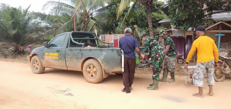 Satgas TMMD-112 Gerak Cepat, Pembangunan Rumah Guru Honorer Dikebut