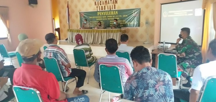 Bangkitkan Semangat Petani, TMMD Tebo-Jambi Lakukan Penyuluhan Pertanian