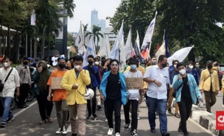 Demo Bersama BEM SI di KPK, BEM Unsri: Kami Mau Bawa Pulang Firli, Pecat, pecat, pecat pak Firli