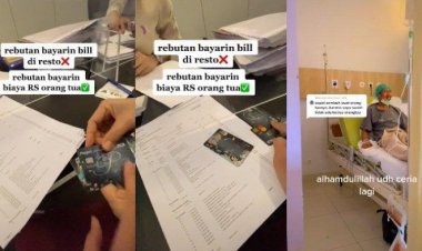 Kakak Beradik Ini Berebut Bayar Tagihan Rumah Sakit Orang Tua Jadi Viral, Netizen: Mereka Faham Dahsyatnya Berkah Membantu Orang Tua