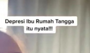 Viral! Ngaku Stres Jadi Ibu Rumah Tangga, Emak-emak Ini Curhat Sambil Menangis