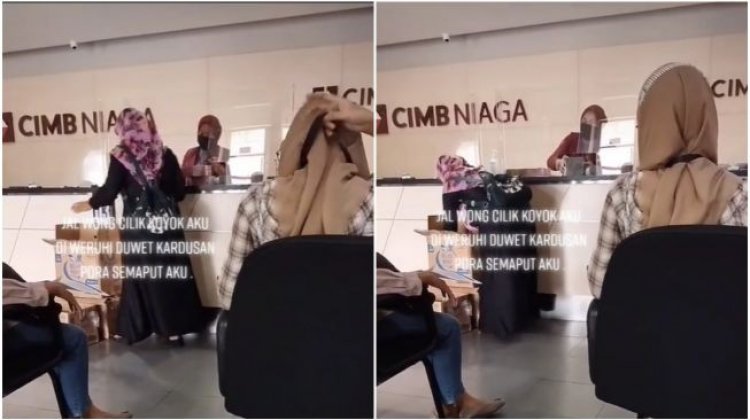 Viral! Wanita Bawa Duit Dua Kardus ke Teller Bank, Netizen: Disaat Kardus Kubuka, Disitulah Gajimu tak Ada Apa-apanya