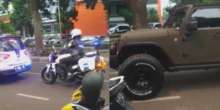 Jeep Jenderal Bintang 3 TNI Ini Dikawal Polisi Militer, Netizen: Luar Biasa Panutan