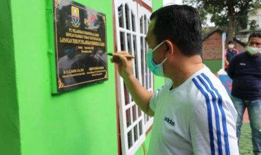 Gubernur Al Haris Resmikan Lapangan Tenis PT Pelindo Jambi