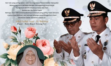 Kabar Duka, Ibu Mertua Bupati Batanghari Tutup Usia