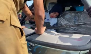 Mobil Lapas Perempuan Jambi Tabrakan dengan Bus, Kalapas Ikut Jadi Korban