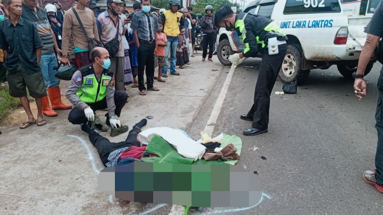 Digilas Mobil Tangki, Mahasiswa Asal Sumbar Ini Tewas di Tempat