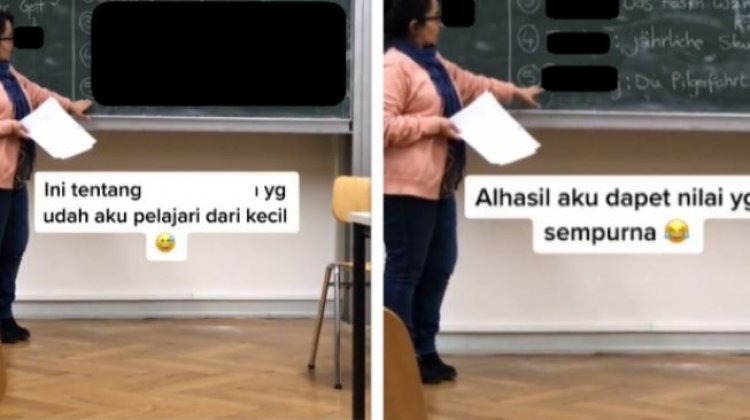 Luar Biasa! Bisa Kuliah di Jerman, Mahasiswa Indonesia Ini Jadi Juara, Netizen: Dapat A lu Bang Untung Sedari Kecil Nggak Bolos Ngaji
