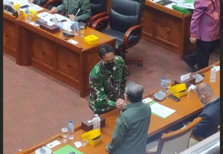 Uji Kelayakan, Jenderal Andika Didoakan Marsekal Hadi: Semoga Sukses