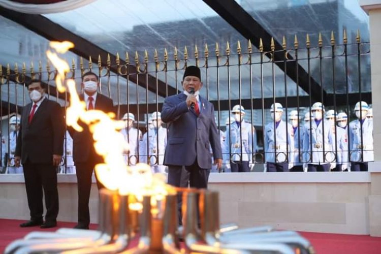 Tugu Api Semangat Indonesia Diresmikan Jokowi, Prabowo: Menambah Nilai Penghormatan Jasa Para Pahlawan....
