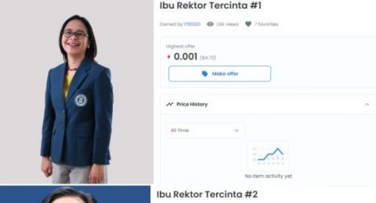 Viral! Dua Foto Rektor ITB Dijual di Aset NFT OpenSea, Betulkah Bentuk Protes Mahasiswa?