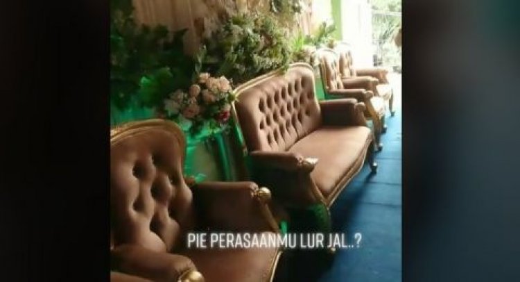 Viral! Pelaminan Auto Pusing, Netizen: Wes Angel Angel, Jungkir Balik kalau Mau Foto