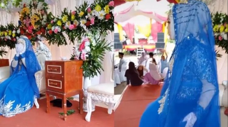 Bikin Hajatan Sunatan, Emak-emak Ini Malah Mirip Pengantin Baru, Netizen: Jadi Kayak Acara Nikahan