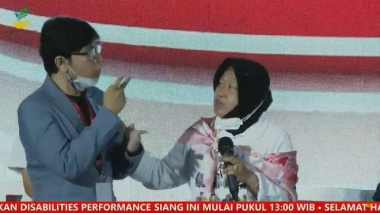 Viral, Surat Terbuka Tunarungu ke Risma Gegara Paksa Bicara: Ibu Risma tidak Berhak Sedih!