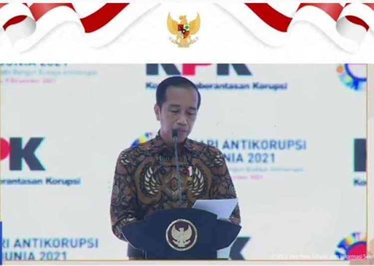 Jokowi: Aparat Penegak Hukum, KPK Jangan Berpuas Diri, Upaya Pemberantasan Korupsi Belum Baik