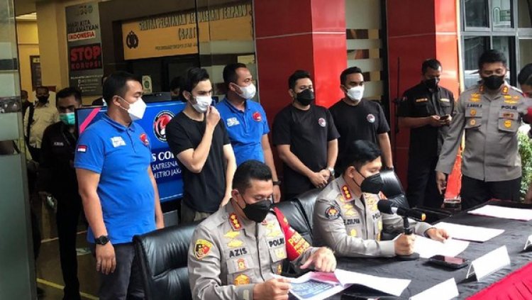 Wajah Rizky Nazar Usai Diringkus Terkait Kasus Ganja