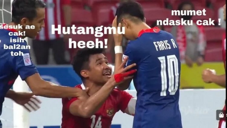 Gokil! Meme Aksi Asnawi Ejek Pemain Singapura Saat Gagal Penalti, Bikin Ngakak