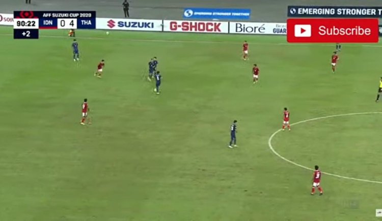 Final AFF, Menit-83, Indonesia Tumbang oleh Thailand 0-4 Hingga Akhir