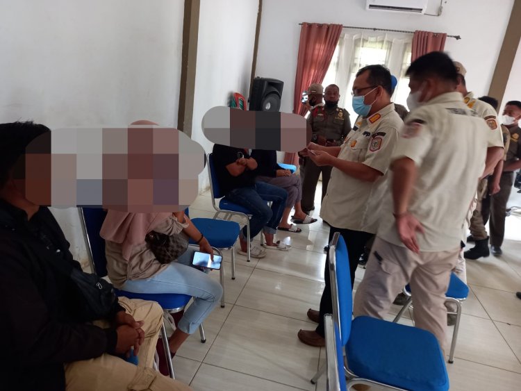 Mesum di Hotel, Pasangan Mahasiswa Ini Terjaring Razia Polpp di Merangin