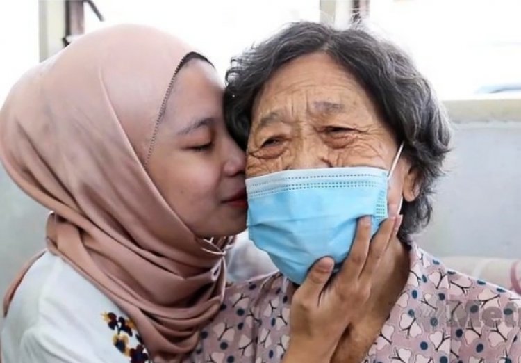 Viral! Gadis TKW Viral Dibesarkan Wanita Tionghoa Malaysia, Pesan Ibu Kandung: Jangan Tinggal Agama