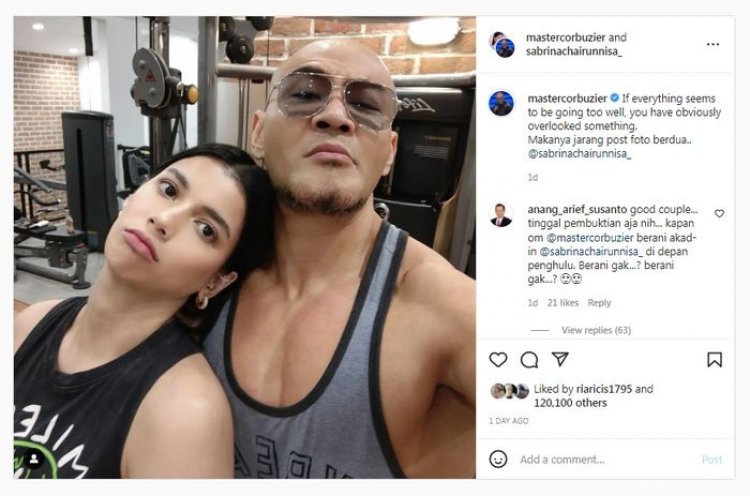 Deddy Corbuzier dan Sabrina Chairunnisa Ditantang Netizen Kapan Menikah?
