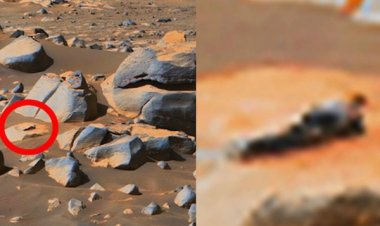 Viral! Penampakan Alien Bersantai di Mars