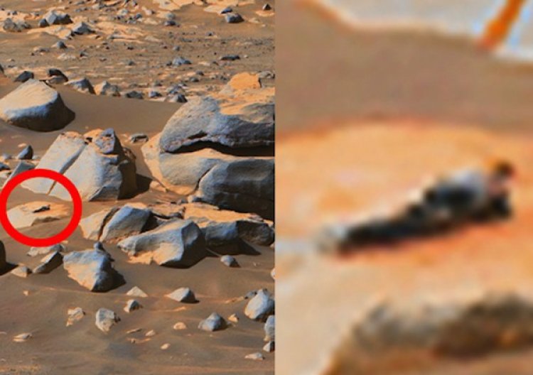Viral! Penampakan Alien Bersantai di Mars