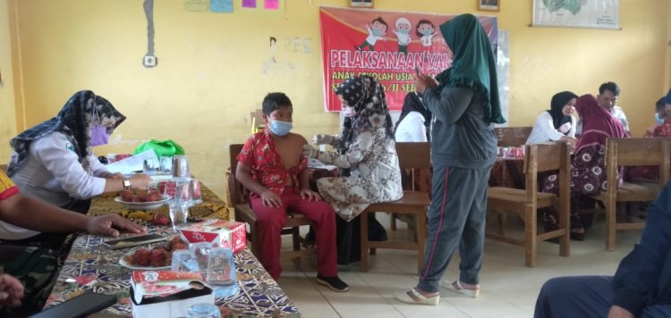 52 Persen Bocah Bungo Divaksinasi, Kapolres: Mantapnya Pelayang 100 Persen