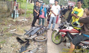 Elak Kucing, Sopir Avanza di Muarojambi Tabrak Pengendara Motor