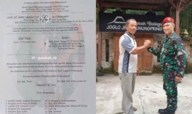 Duh! TNI Gadungan Nekat Nikahi Anak Kolonel Bahkan Bikin Undangan, Netizen: Apa Bapaknya si Cewek Enggak Merasa Ada Janggal