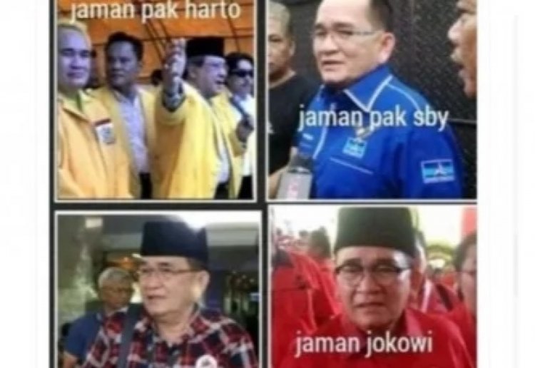 Viral! Meme Ruhut Gonta-ganti Dukung Partai Penguasa: Dari Zaman ke Zaman Jadi Penjilat, Tapi Tidak Juga Jadi Komisaris....