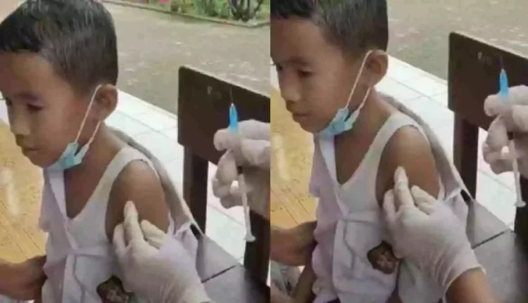 Viral! Disebut Anak Badui Kebal Kulitnya di Suntik Vaksin Covid-19, Dinkes Banten Bilang Begini....
