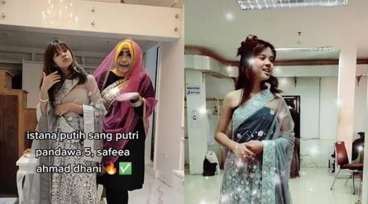 Viral! Kenakan Busana India, Putri Ahmad Dhani Ini Bikin Netizen Memuji