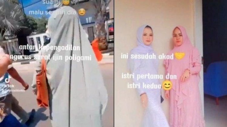 Viral! Istri Bantu Suami Urus Nikah Poligami, Netizen: Respect Banget Sama Kakak, Ikhlas Banget