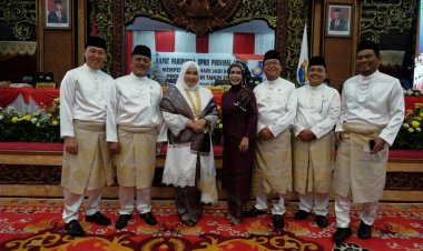 Bupati Muaro Jambi Hadiri Rapat Paripurna HUT Provinsi Jambi Ke-65