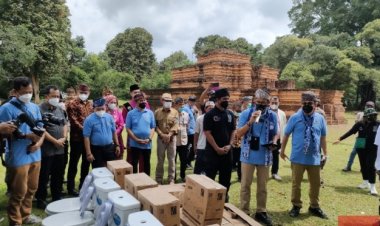 Wakil Bupati Muaro Jambi Sambut Kunker Kemenparekraf di Candi Muaro Jambi