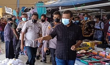 Bupati Romi Sidak ke Pasar Tradisional Muara Sabak