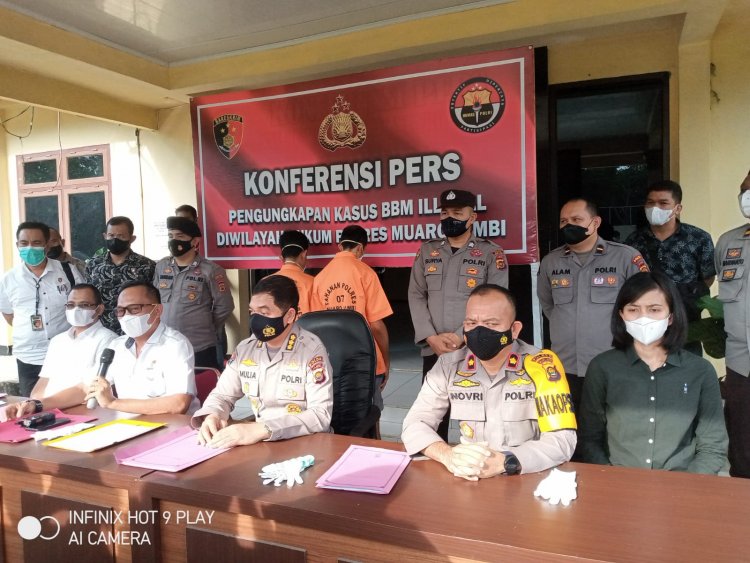 Polda Jambi Bongkar 13 Kasus BBM Bersubsidi, 20 Orang Sudah Ditahan