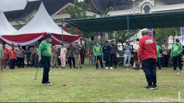 Open Turnamen GateBall 2022, Al Haris: Berharap Dapat Meningkatkan Jam Terbang Para Atlet Provinsi Jambi