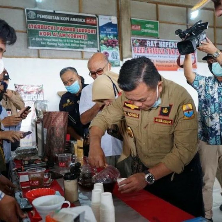 Al Haris: Petani Kopi Kerinci Harus Bisa Tingkatkan Kualitas Kopi Kerinci Masuk Komoditi Eksport