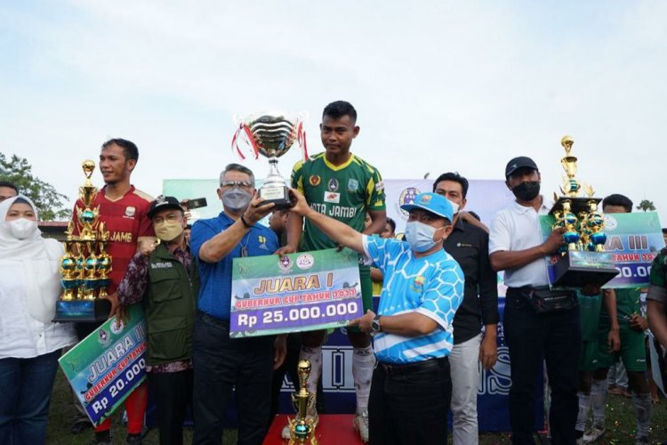 PS Kota Jambi Naik Podium, Al Haris Tutup Gubernur Cup 2022