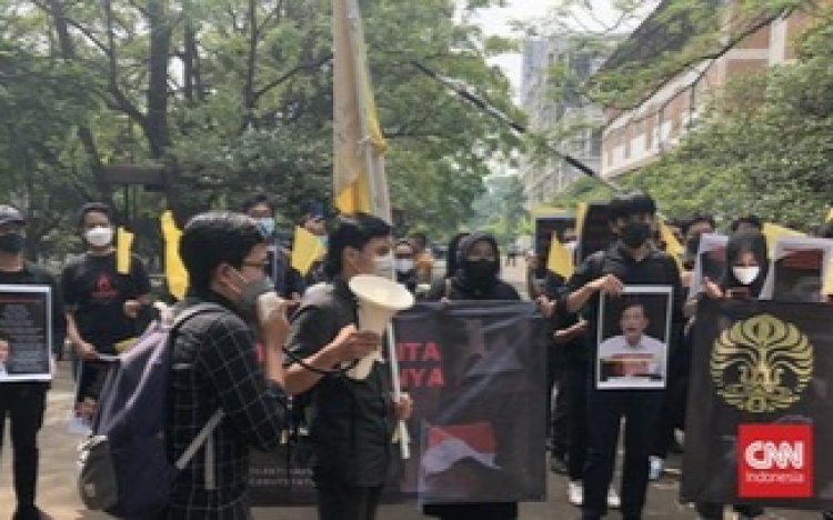 Luhut Debat soal Big Data Penundaan Pemilu Saat Demo UI: Saya juga punya Hak, Mahasiswa: Otoriter Pak!