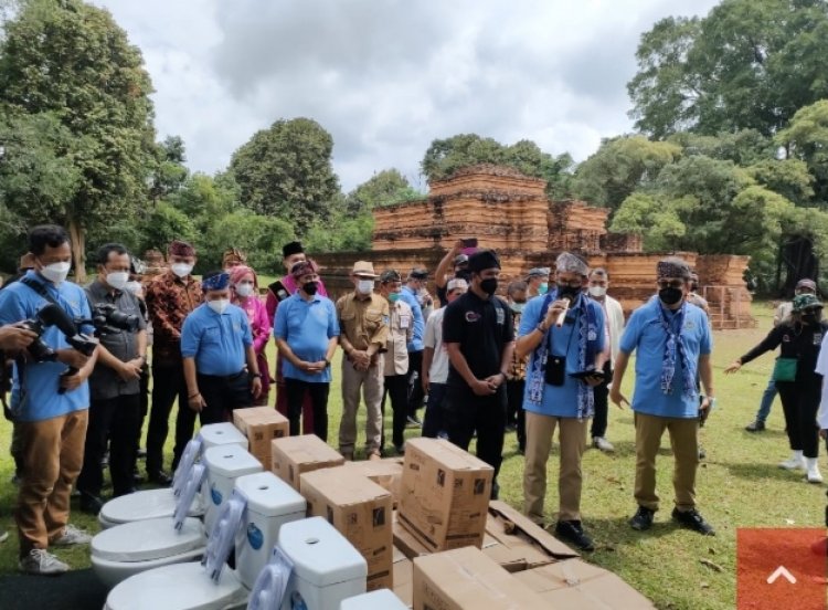 Wakil Bupati Muaro Jambi Sambut Kunker Kemenparekraf di Candi Muaro Jambi