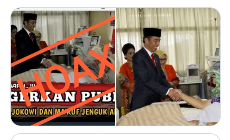 Viral! Foto Jokowi & Maruf Amin Lihat Ade Armando, Pakar Telematika Ini Bilang....